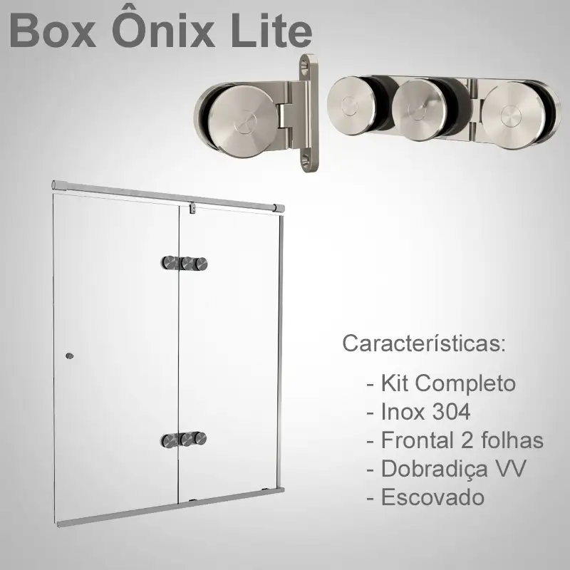 Frontal 2 Folhas Escovado